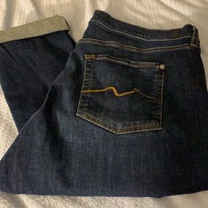 7 for all mankind Josefina boyfriend jeans size 34